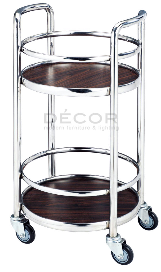 L06B - ROUND LIQUOR TROLLEY