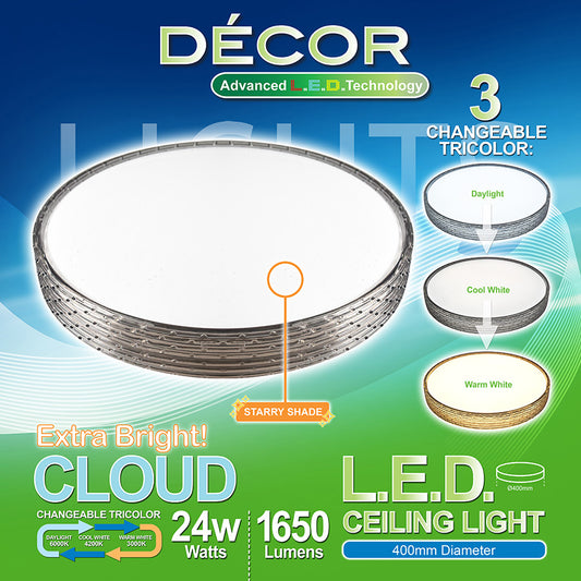 CLOUD L.E.D. Ceiling Light