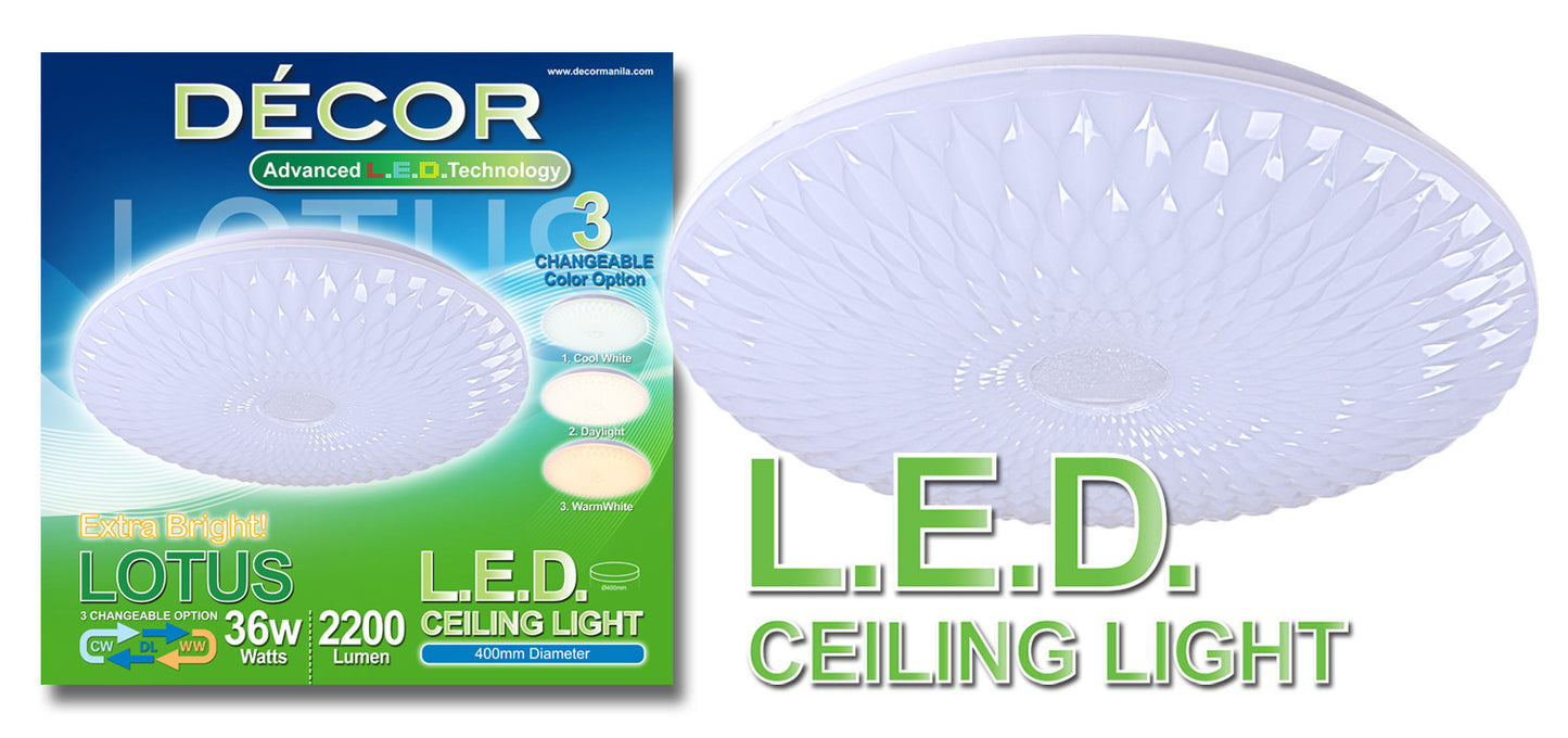 LOTUS L.E.D. Ceiling Light